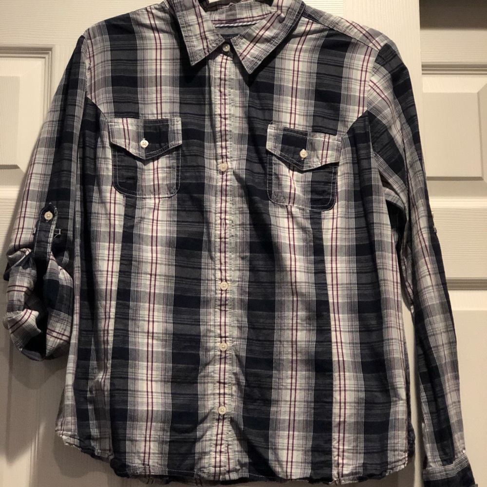 Tommy Hilfiger plaid blouse